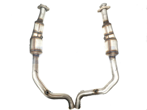 2013-2023 Land Rover Left & Right Catalytic Converter Pipe - AJ133 5.0L V8 S/C – (LR052355, LR052356)