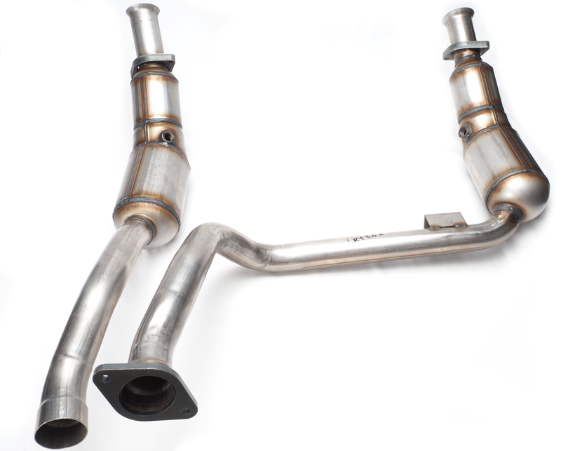 2010-2013 Land Rover Right & Left Catalytic Converter Pipe Pair - AJ133 5.0L V8 S/C & NA - (LR039899, LR039898)