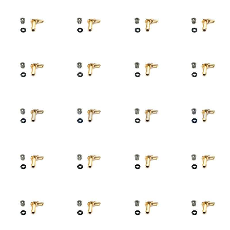 2010-2023 Land Rover Thermostat Water Outlet Tube Connector Kit (20 PCS) - AJ126 3.0L V6 S/C - AJ133 5.0 V8 S/C – (LR048474, LR049990)