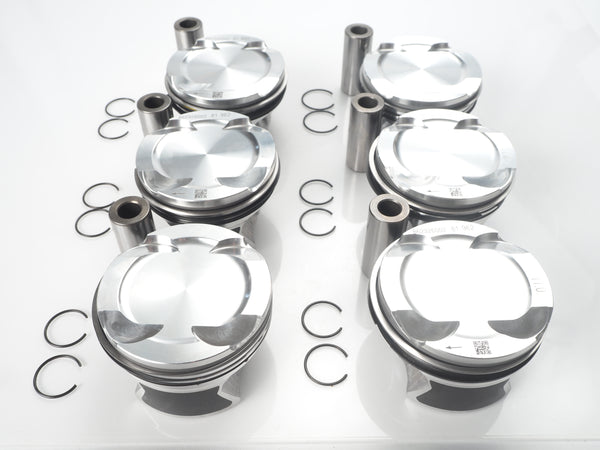 OEM engine pistons for 2018-2023 BMW B58 3.0L L6 Turbo - set of 6 piston with rings 11258681079