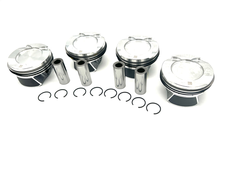 2012-2018 BMW Engine Piston with Rings Set Of (4) - 2.0L L4 N20 N26 Turbo – (11258606459, 11257594453, 11257561710)