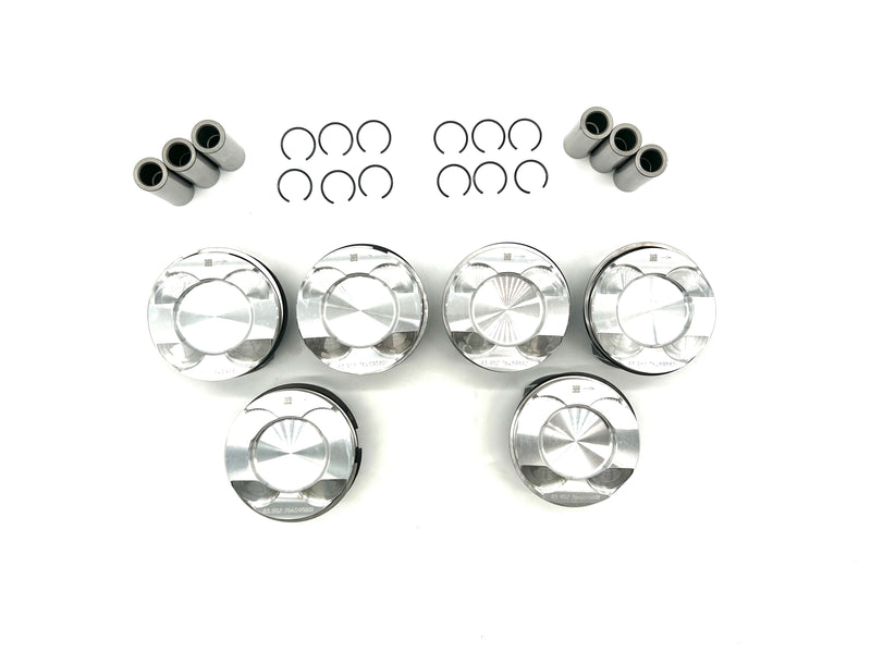 2010-2019 BMW Engine Piston w/Rings Set of (6) - 3.0L L6 Turbo N55 – (11258619196, 11257587916, 11257610297)