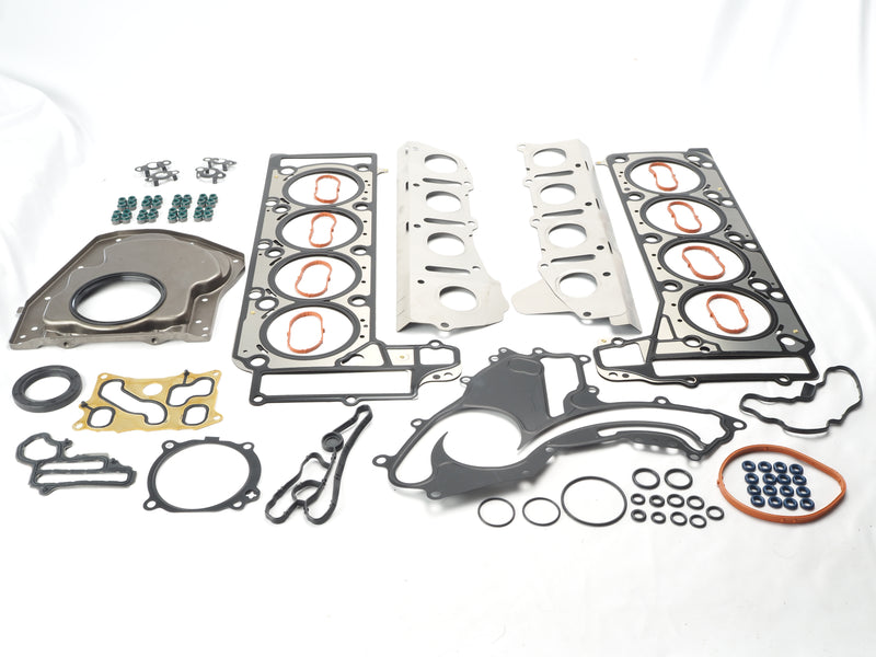 2011-2020 Complete engine rebuild kit with OEM components for Mercedes Benz 4.7L V8 M278, including manifold, turbocharger & more