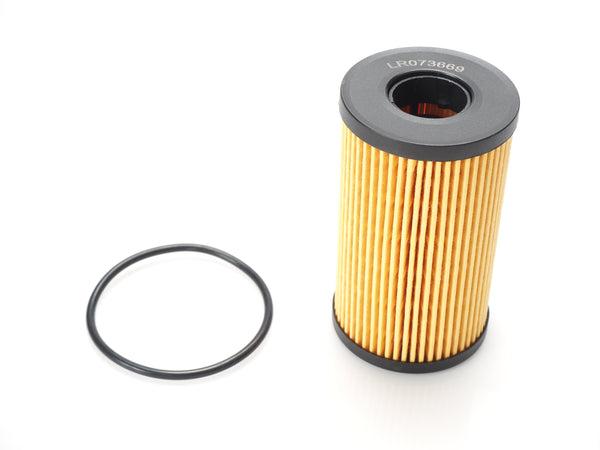 2017- 2021 Jaguar Oil Filter with O Ring Seal - AJ200 2.0L I4 Turbocharged 204PT(JDE37128)