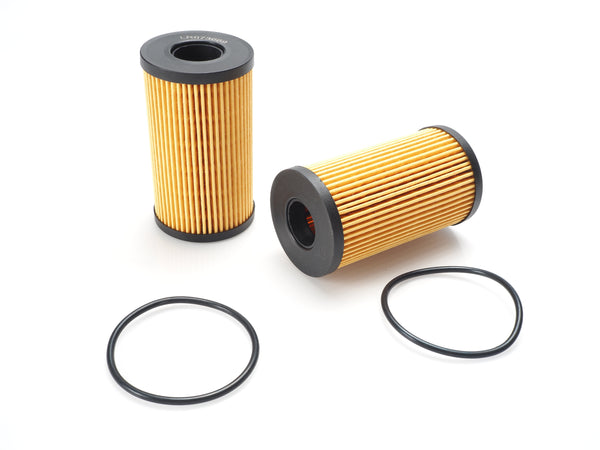 2018- 2021 Jaguar Two Oil Filters with O Ring Seal - AJ200 2.0 I4 Petrol 204PT - (JDE37128)