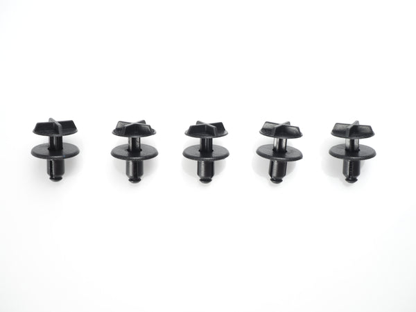 2012-2023 Land Rover 5 PCS Push Retainer Clips Battery Cover & Cowl Panel - 2.0L L4 - 3.0L L6 - 3.0L V6 - 5.0L V8 – (LR024316)