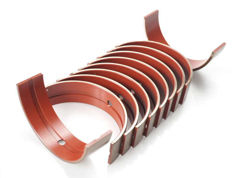 Durable polymer bearings for forged crankshafts in Jaguar F-Type, F-Pace, XF