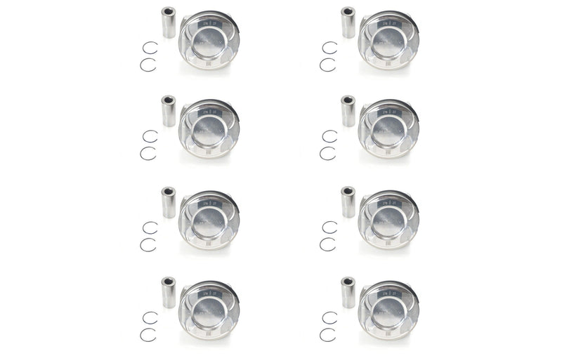 Complete set of 8 Mercedes Benz engine pistons +0.50mm for M278 4.7L V8 Turbo -Genuine OEM 278030231764