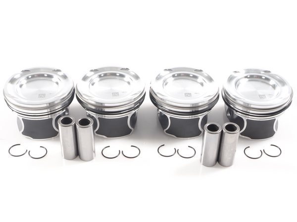 Mercedes Benz 2012-2019 Engine Piston with Rings Set of 4 for M270 2.0L Turbo,  2700301917